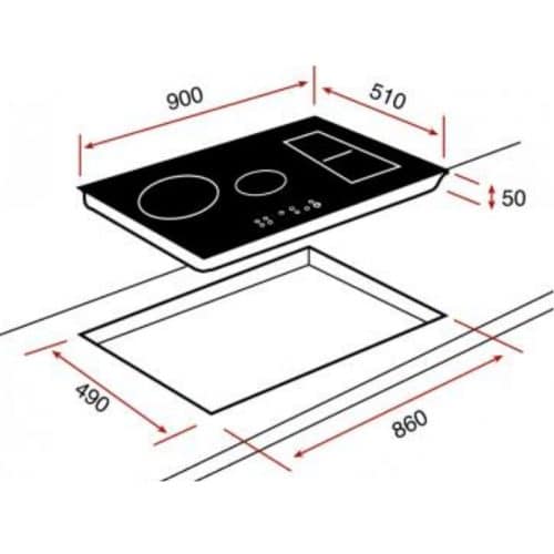 Kích thước Bếp Từ Teka IRS 943