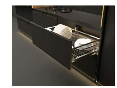 Bộ rổ bát đĩa Cucina Cappella 549.08.144 600mm Inox 304