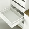Bộ ngăn kéo Hafele 513.42.325 Matrix Box P50 VIS 16/92/1200/500mm xám đậm