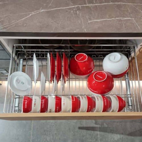 Ảnh thực tế Rổ Đựng Chén Đĩa Cappella 800mm Hafele 549.08.013