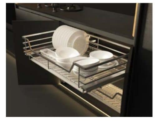 Bộ rổ bát đĩa Cucina Cappella 549.08.148 900mm Inox 304