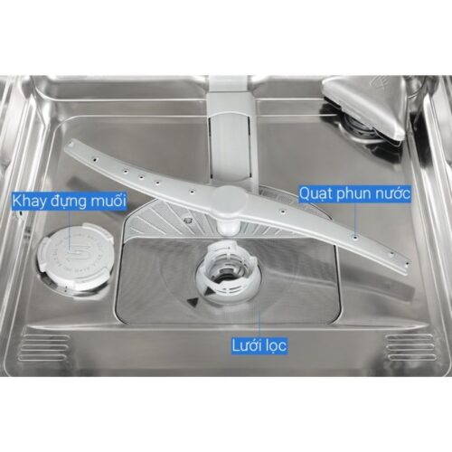 Bên trong máy rửa bát độc lập Bosch SMS6ZDI08E Serie 6